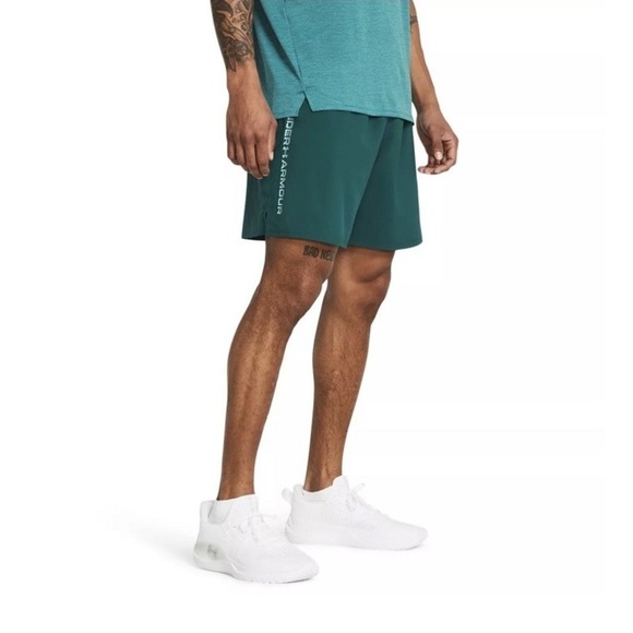 Men's Under Armour 8.25-in. Woven Wordmark Shorts Men's Size M - Picture 1 of 11